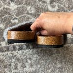 Nicole Miller  Womens Faux Fur Slide On Bondy Clogs Natural Gray Size 9 Photo 4