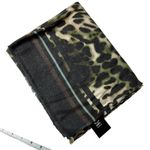 INC  International Concepts Women's Leopard-Print Wrap Scarf, Olive Multi New Photo 1