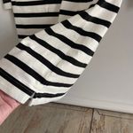 J.Crew Mariner Cloth Dress Gold Buttons Bretton Stripe Black White Preppy XS Photo 7