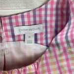 Charter Club  women's XL gingham tiered midi dress sun sundress party new Photo 3