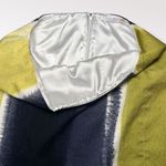 T Tahari  Yellow Blue Mini Skirt Cotton Blend Size 14 Photo 3