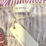 By Together  NWT Myley Tube Dress Strapless Maxi Cotton Linen Blend M Photo 4