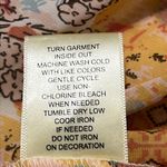 Tantrums women's size medium creme floral pullover cover up kimono 3/4 sleeves Orange Photo 9