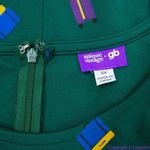 Unique Vintage Gwynnie Bee Luggage Print Emerald Dress, 0X Photo 13