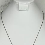 Chico's  Silver Tone Rhinestone Lariat Style Pendant Necklace Photo 5