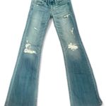 American Eagle  Outfitters Y2K Hipster Light Blue Flare Jeans 00 Photo 0