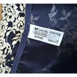 Wacoal  Embrace Lace Chemise in Navy Blue Size Medium Photo 5