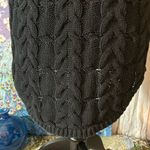 EXPRESS Size XS Charcoal CableKnit Turtleneck 3/4 Sleeve Sweater Photo 12