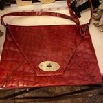 Carla Mancini red envelope style crossbody purse Photo 0