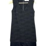 Hunter Bell  Julia Sheath Dress XS Black Textured Sleeveless Photo 0