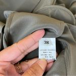 Luciano Barbera Moss Green Silk Blazer Jacket Photo 6