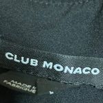 Club Monaco Women's Black Cold Shoulder Short Sleeve V Neck Jumpsuit Size 4 Photo 2