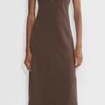Babaton Wilfred Resolution Dress Size Medium NWT - Deep Taupe Photo 0