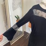 IRO  Witchy Whimsygoth Black Lace Midi Dress Size 16 / XL Photo 5