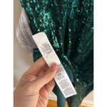 Dress the Population  Sloane Green Sequin Midi Dress Size Large Photo 7