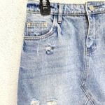 Refuge āDistressedāDenimĀ MiniāSkirtāSizeāMedium Photo 5