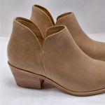 $228 Nisolo Mia Ankle Bootie Women’s 8.5 Tan Leather Western Chunky Block Heel Photo 8