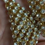 Amrita Singh  Crystal Gold Drop Earrings Photo 4