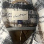 Universal Threads NWT Universal Thread Neutral Plaid brushed shacket/shirt jacket size Xl Photo 3
