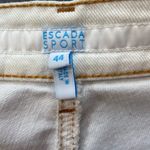 Escada Sport Linda Jeans Woman’s Size 44 detail on back pockets White Photo 4