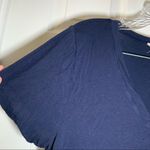 Zenana Outfitters Navy Blue V Neck Short Sleeve Tee size 2X Photo 4