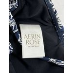 Aerin Rose Ocean Luxe Bikini Top Women's L Navy & White Moonlit Lace Print Size L Photo 2