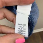 Lucky Brand  Chambray Shirt Dress Lace-Up Neck Photo 5