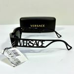 Versace  53mm Irregular Sunglasses VE4432U Black NEW Photo 10