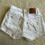 Levi's Levi’s 501 button fly white Denim Women Shorts Photo 1