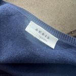 Akris Punto  Sweater Wool Blue Navy Striped Designer Size 14 2 Piece Excellent Photo 11