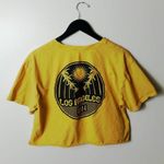 Rush Cold California Los Angeles T Shirt Palm Tree Raw Hem Double Sided XL Photo 10