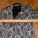 Madison Leigh  black Lace Overlay Blazer jacket woman’s size XL EUC Photo 7