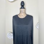 Mud Pie NTM: Brand New Minnie Tiered Bodice Dress in Dark Charcoal Dress Sz M Photo 3