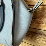 Tory Burch Pebbled Leather Shoulder Bag Rivera Blue Photo 3