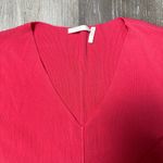 Helmut Lang  Pink V Neck Sweater Photo 5