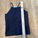 LASLULU Womens Sports Bra Seamless Long Crop Tank Racer Back Spaghetti Strap S Black Photo 6