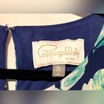 Pappagallo Floral Print Sheath‎ Dress Navy 2X Resort Wear Wrinkle Photo 1