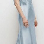 Alfred Sung  one shoulder blue dress Photo 1