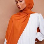 VOILE CHIC Premium Chiffon Bronze Mustard Hijab Scarf For Women Orange Photo 0