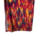 We Wore What cut out midi skirt fire tie dye zmv spicy orange multi large Photo 6