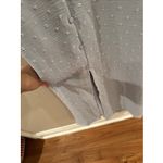 Monteau  Los Angeles Light Blue Prairie Dress Size Small Milkmaid Maxi Buttons Photo 2