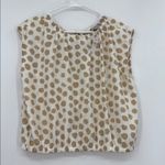 Loft Dotted tie back bubble hem top Photo 2