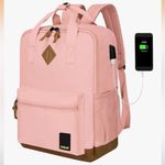 NWT Goloni Pink Laptop Backpack w/ USB Charging Port – Fits Up to 16”Laptop Photo 1