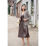 Amanda Uprichard Amanda Uprichard Aldridge Houndstooth Blazer Size Medium Photo 1