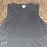 Splendid Spiritual Gangster Grey Flowy Tank with Side Bows Photo 1