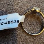 Crescent New Jackpot Candles Fine Jewelry Half Circle  Cubic Zirconia Ring Size 6 Photo 4