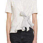 Sandro  Node Bow Detail T-Shirt Photo 0