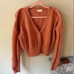 Altar'd State Altar’d State Button Up Cable Knit Cardigan Small Photo 0