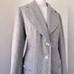 Vintage ‘80s College Town Gray Wool Blend Single Breasted Blazer Size M Photo 3