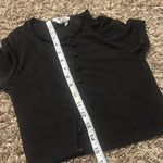 Princess Polly Baby Tee Button Black Size 6 Photo 5